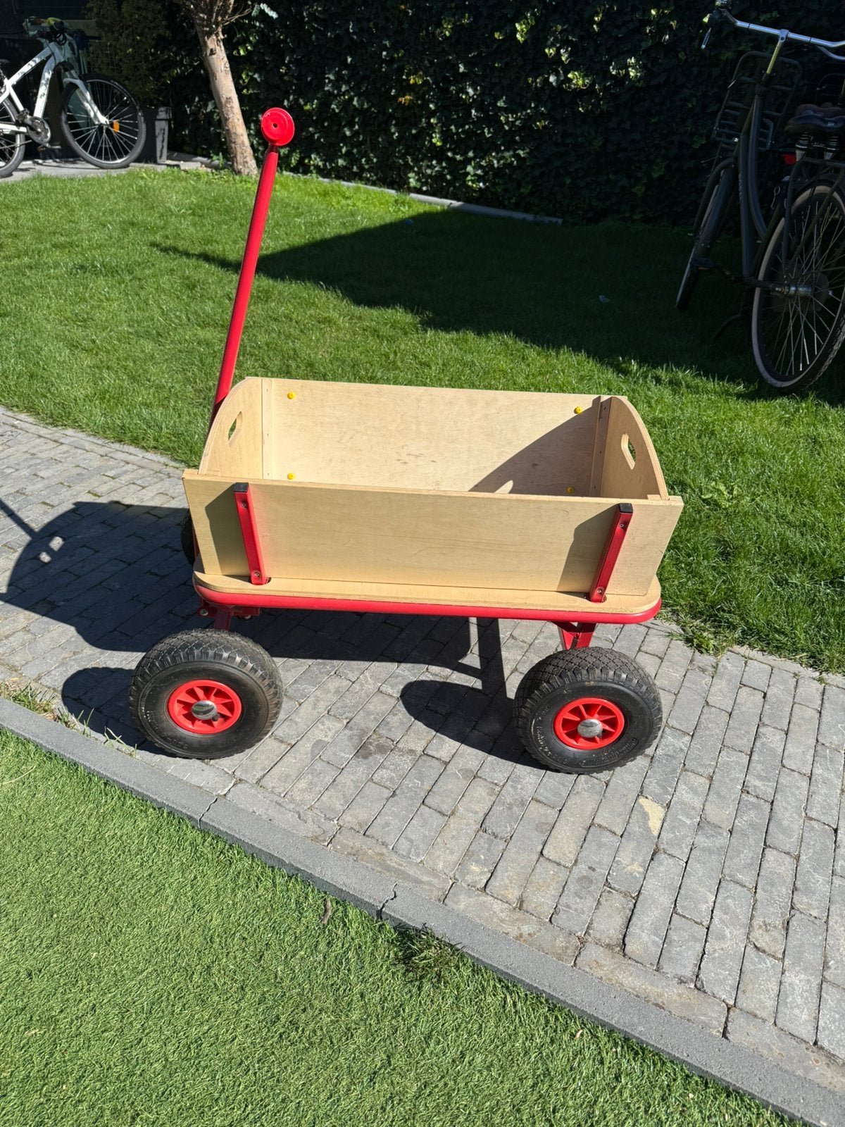 Bolderkar luchtbandjes €40, Caravans en Kamperen, Bolderkarren, Ophalen, Zo goed als nieuw