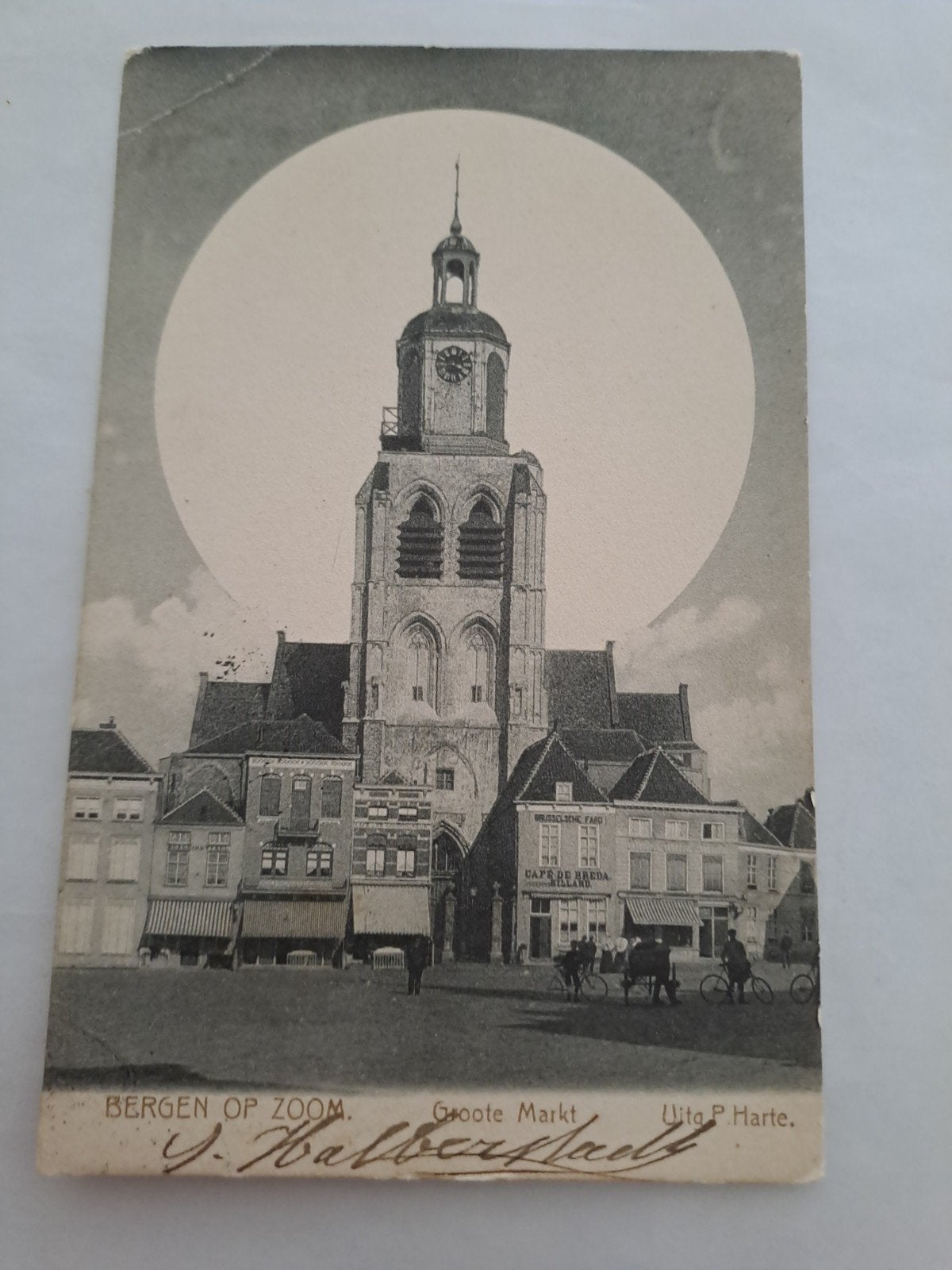 Bergen op zoom,  groote markt, Ophalen of Verzenden, Voor 1920, Noord-Brabant