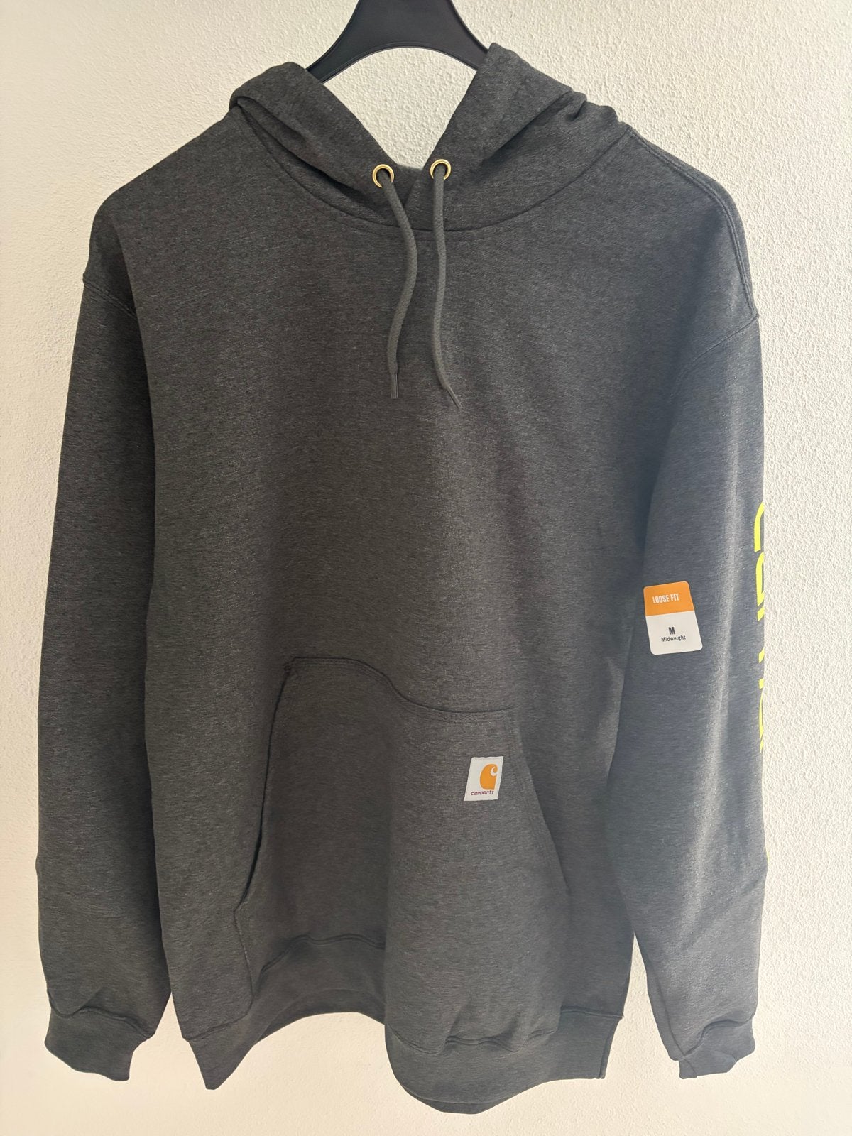 Carhartt Hoodie Grijs Maat M Nieuw met labels, Ophalen of Verzenden, Nieuw, Maat 48/50 (M), Grijs