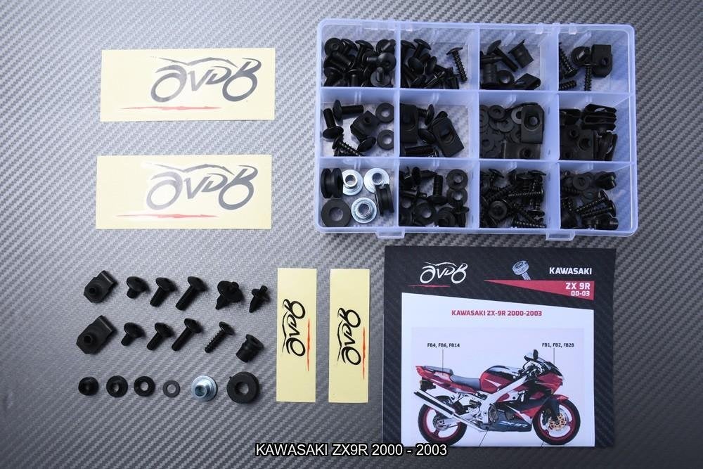 Kuip bouten set voor AVDB KAWASAKI ZX9R 2000 - 2003, Ophalen of Verzenden, Nieuw