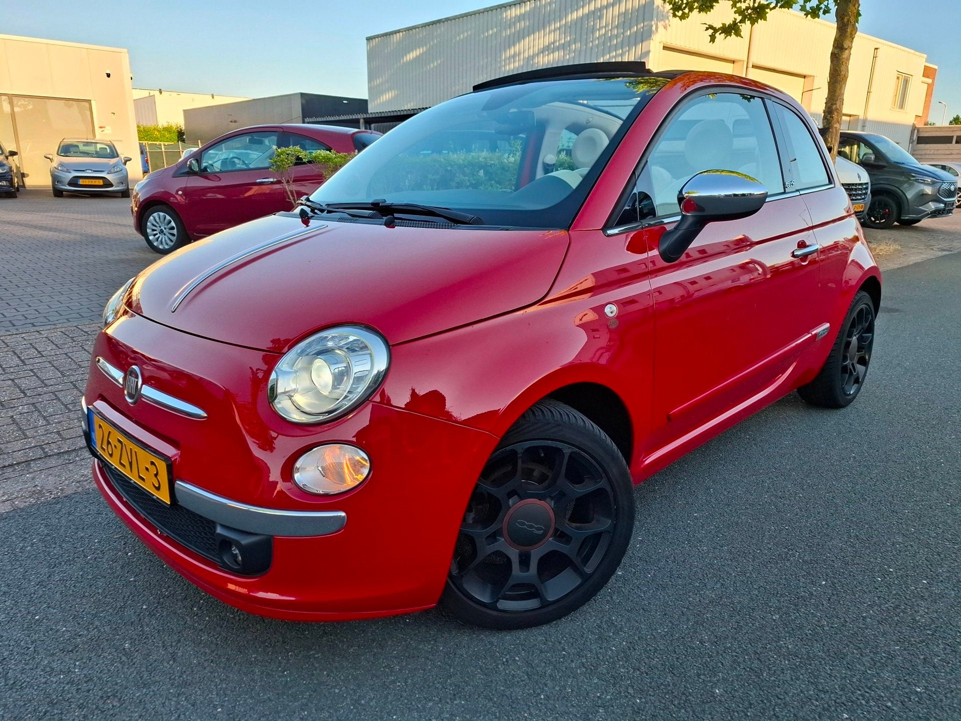 Fiat 500 C 0.9 TwinAir Lounge XENON/CLIMA/LEDER/16INCH!, Euro 5, 86 pk, Gebruikt, Cabriolet