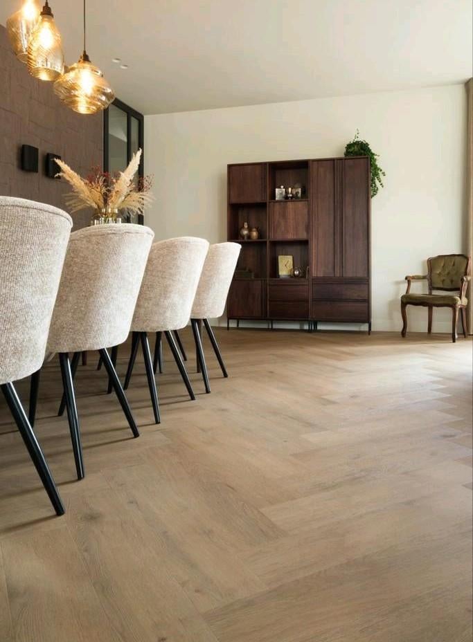 TAPIJT PVC VLOEREN VINYL ( KWALITEIT RECHTSTREEKS HEUTINK ), Crème, 75 m² of meer, Overige typen, Nieuw