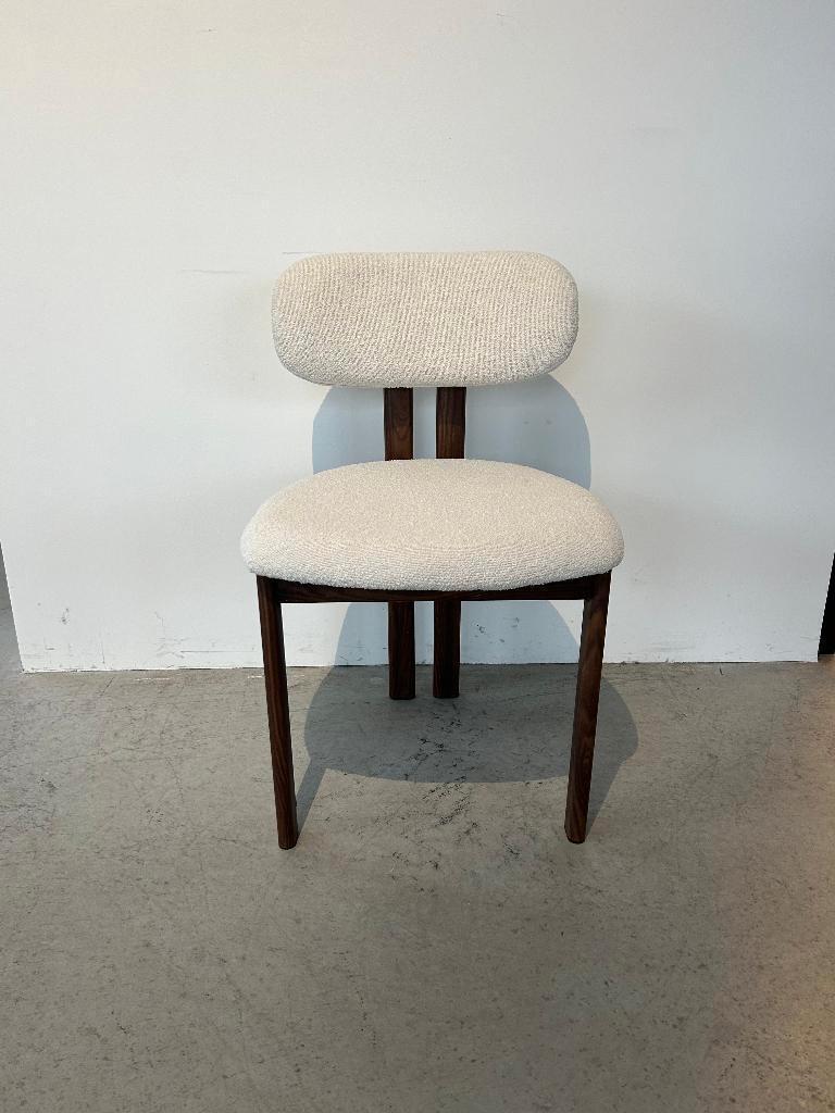 Design Eetkamerstoel Diyo, Japandi, Wit, Nieuw, Ophalen of Verzenden