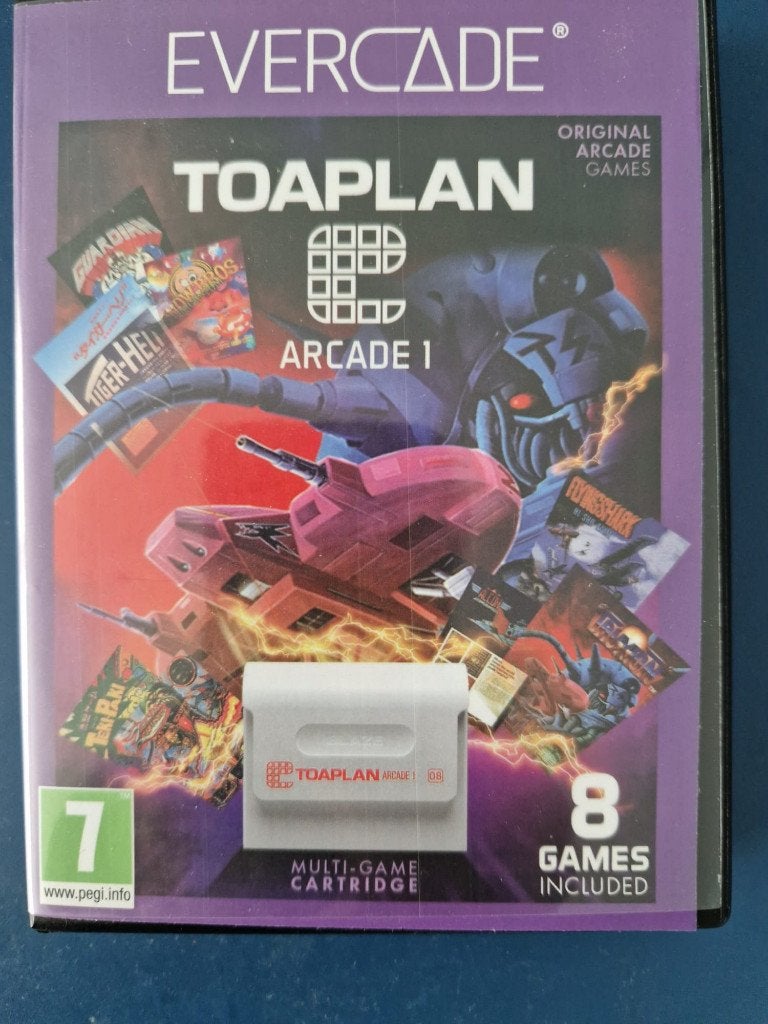 Evercade Cart: Toaplan Arcade 1, Spelcomputers en Games, 1 speler, Ophalen of Verzenden, Zo goed als nieuw, Vanaf 3 jaar