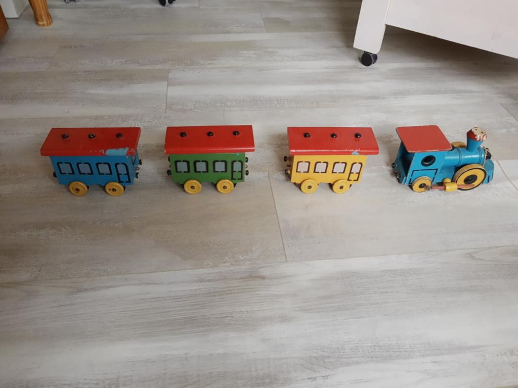 Houten trein, Ophalen of Verzenden, Gebruikt