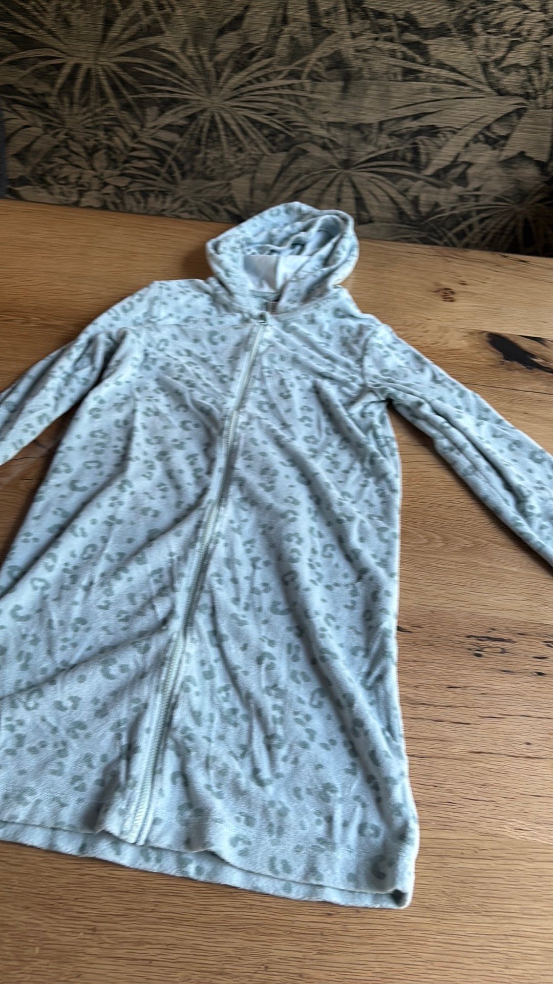 122-128 H&M badjas met rits,ideaal bij het zwembad/strand, Meisje, Zo goed als nieuw, Overig, Ophalen of Verzenden