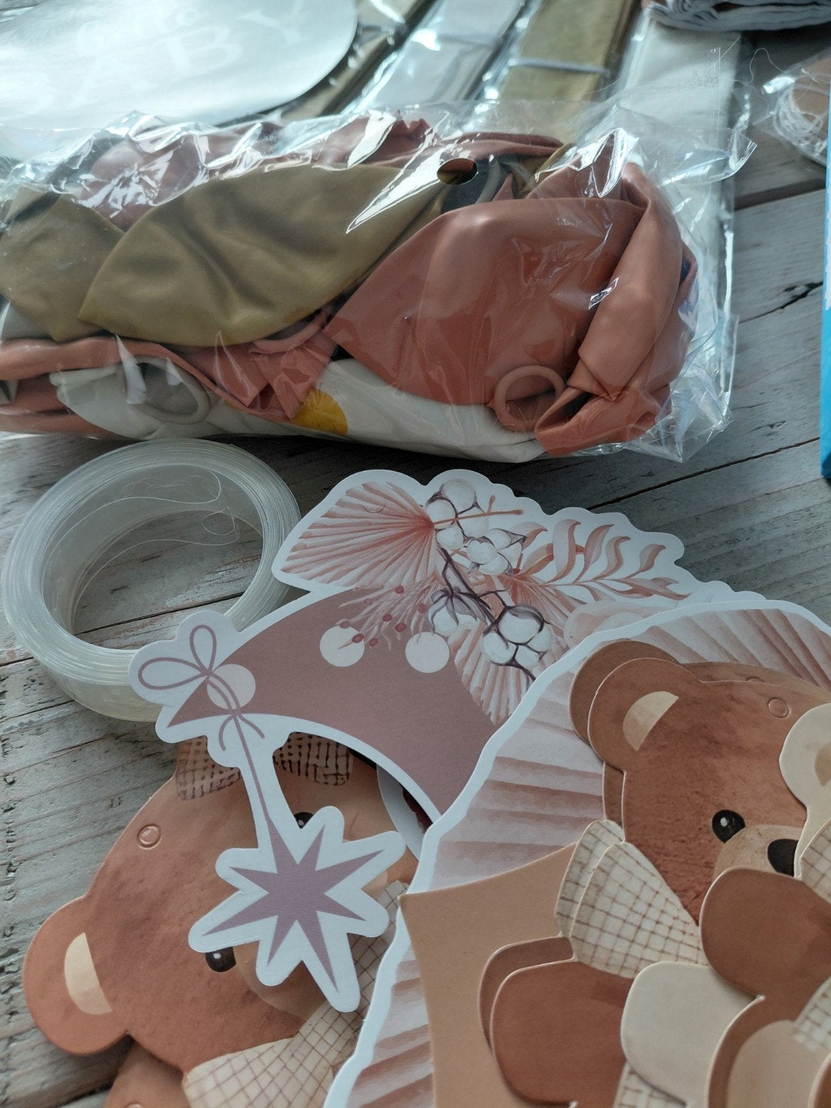 Babyshower Decoratie Set - Hello Baby & Beertjes Thema, Ophalen, Nieuw, Versiering, Geboorte of Huwelijk