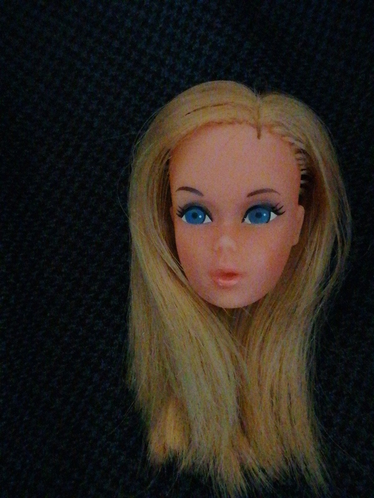 Vintage barbie poppen hoofdje, Ophalen of Verzenden, Gebruikt, Fashion Doll