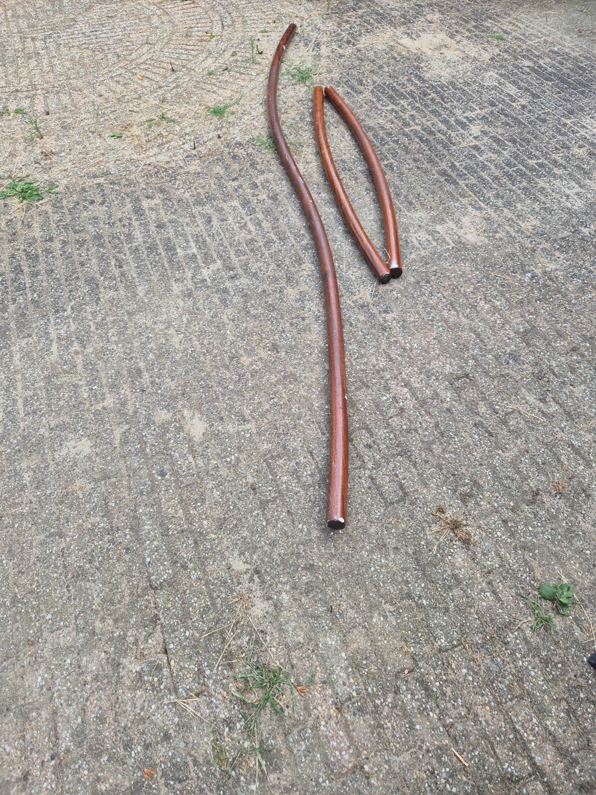 Houten Trapleuning, Ophalen, Gebruikt, 2 tot 4 meter