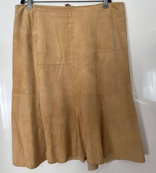 Arma soepel suède rok maat 42 [DM], Kleding | Dames, Rokken, Zo goed als nieuw, Maat 42/44 (L), Beige, Knielengte, Ophalen of Verzenden