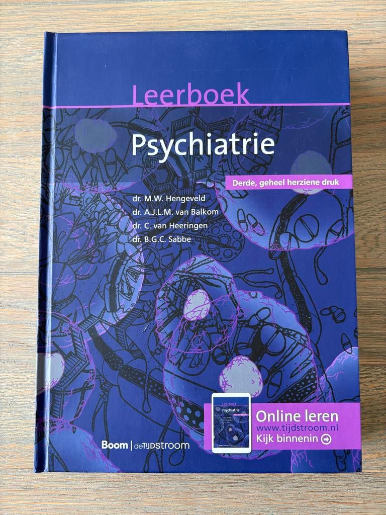 Leerboek Psychiatrie - Derde, geheel herziene druk, Ophalen of Verzenden, Zo goed als nieuw, Klinische psychologie