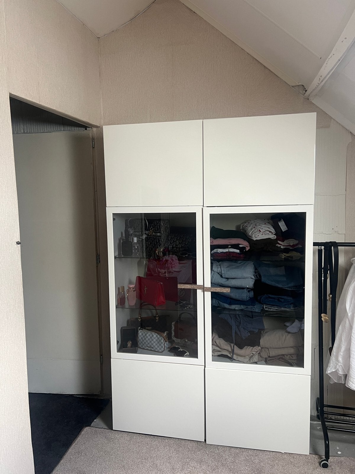 kledingkast, Huis en Inrichting, Kasten | Kledingkasten, Ophalen of Verzenden, Zo goed als nieuw, 50 tot 75 cm, 150 tot 200 cm