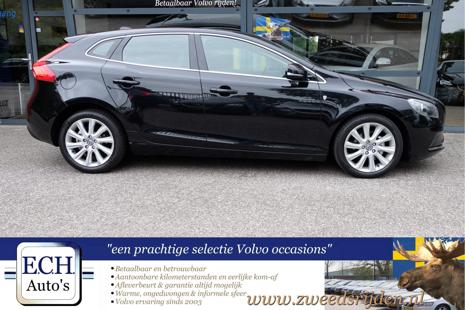 Volvo V40 D2 Momentum, 17inch (bj 2013), Voorwielaandrijving, Euro 5, Stof, Gebruikt