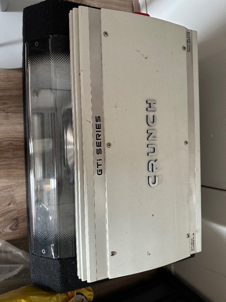 Auto radio, versterker en subwoofer, Ophalen, Zo goed als nieuw