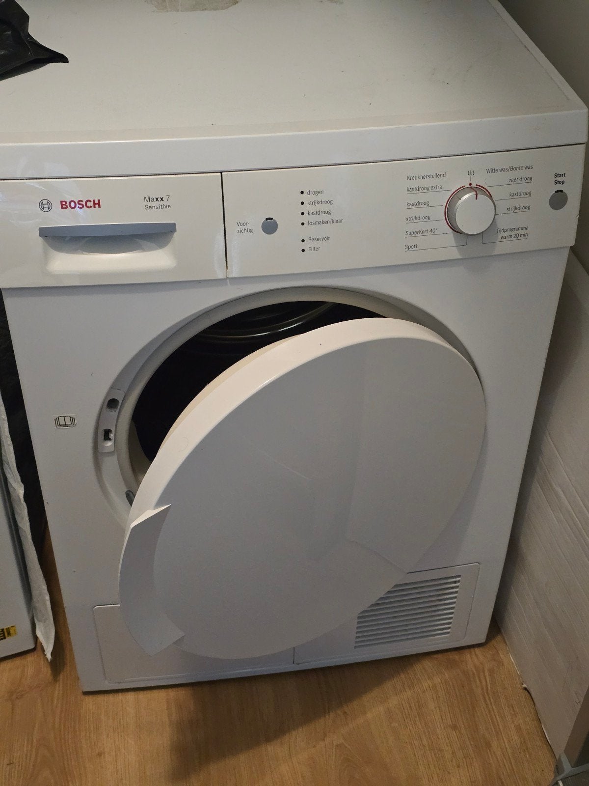 Bosch Maxx 7 Droger HET WERKT WEL MAAR NIET GOED, Witgoed en Apparatuur, Wasdrogers, Ophalen, 6 tot 8 kg, Gebruikt, Anti-kreukfase