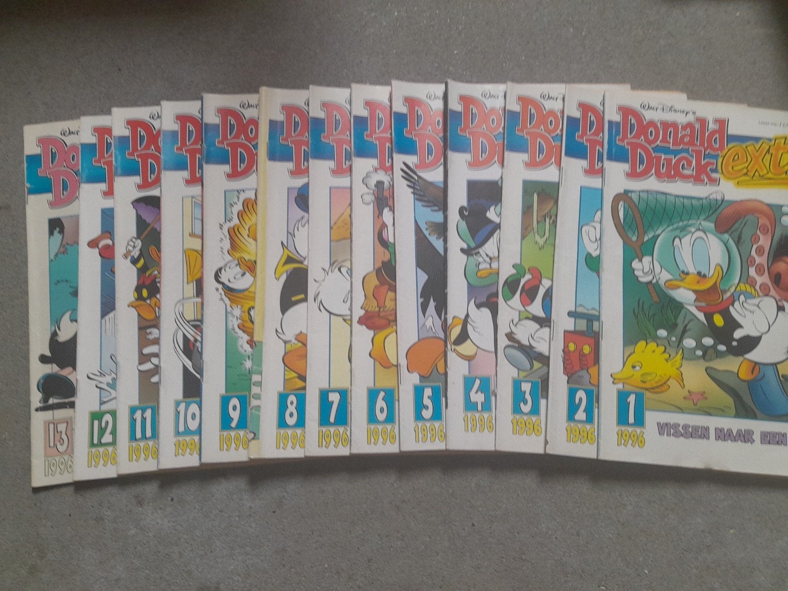 Donald Duck complete jaargang 1996, Gelezen, Complete serie of reeks, Walt Disney, Ophalen of Verzenden
