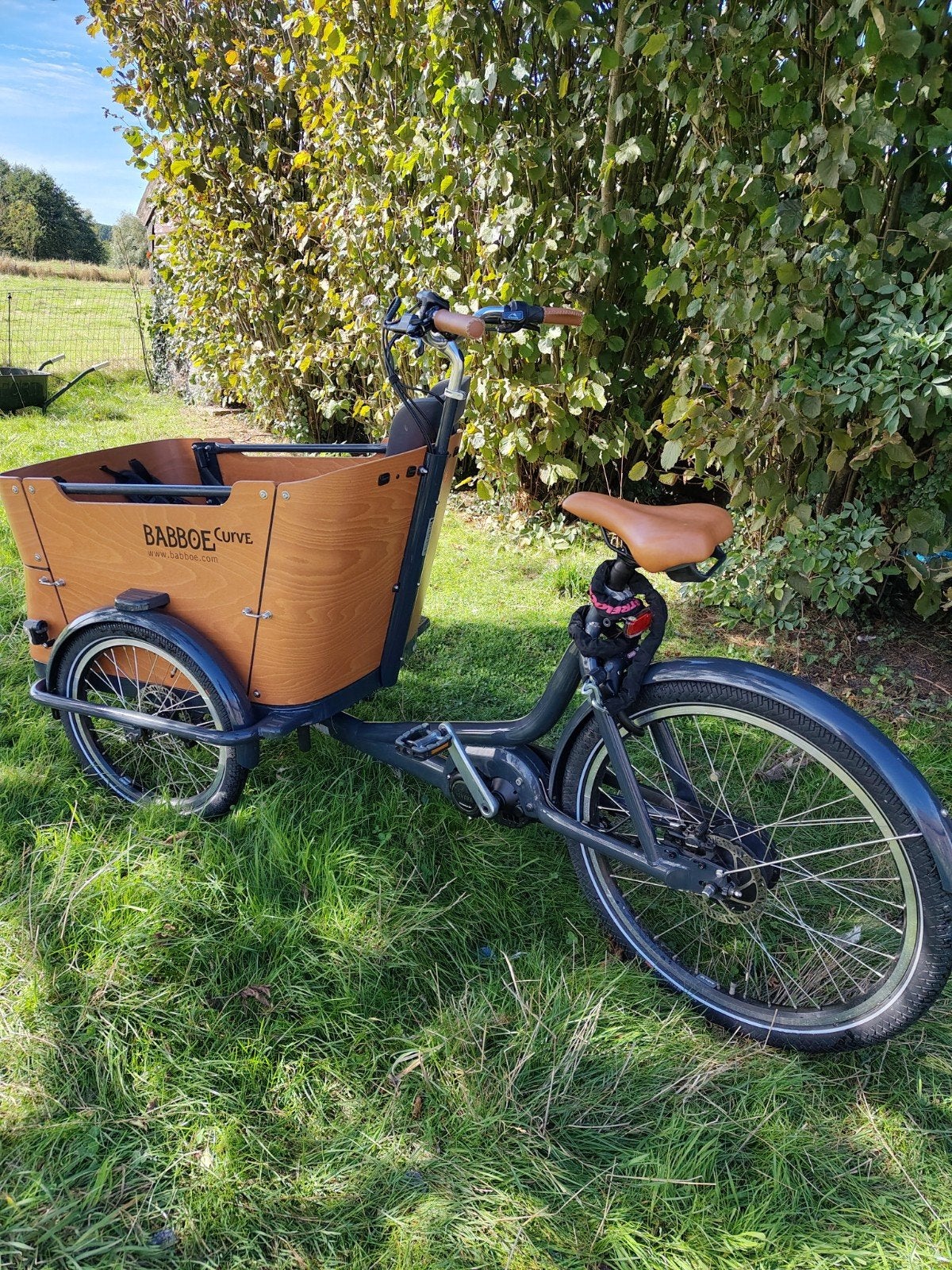 Babboe Curve Mountain elektrische bakfiets - Zo goed als nie, 4 kinderen of meer, Huif, Zo goed als nieuw, Ophalen