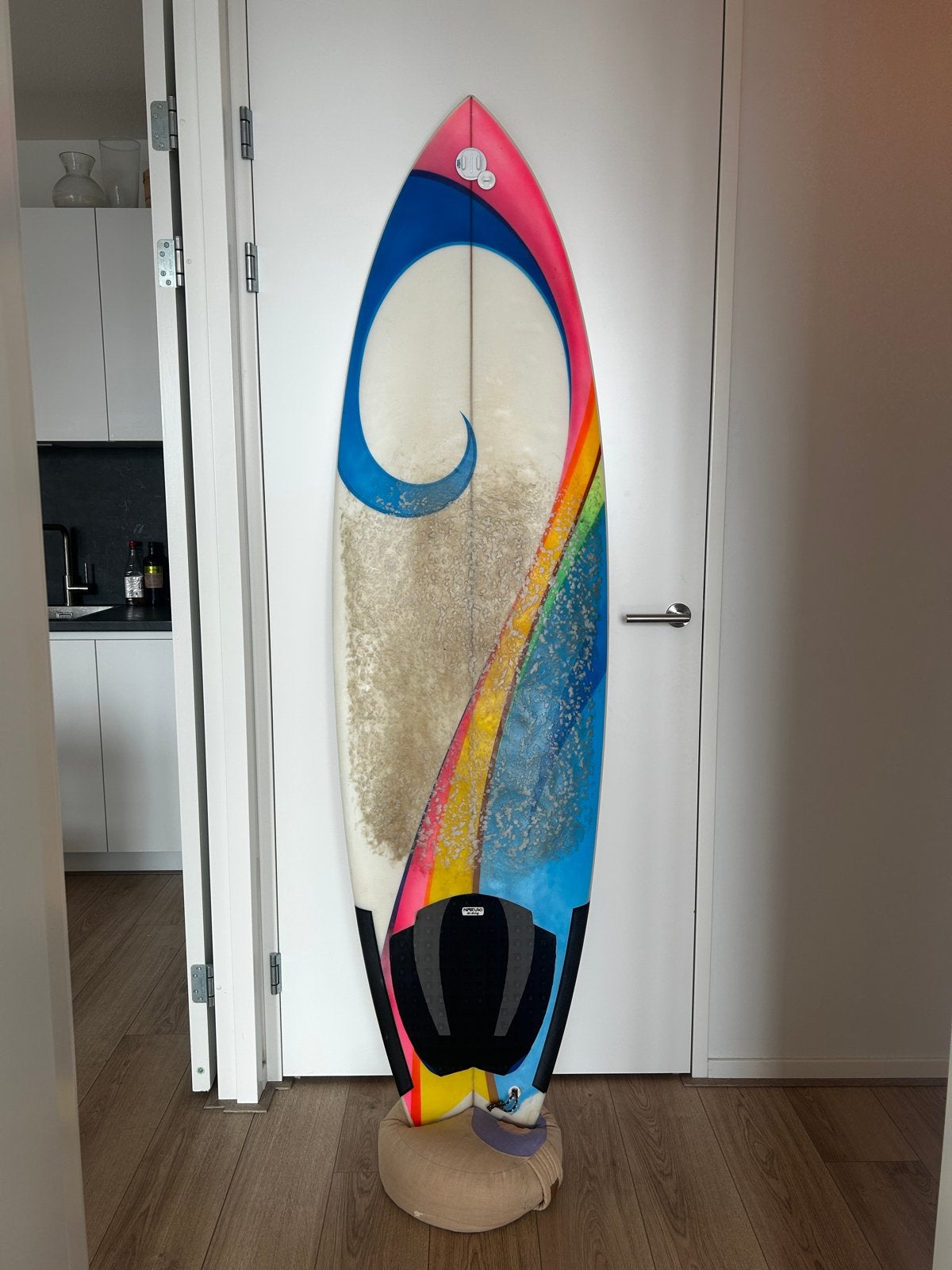 EXP Surfboard 6'8" - Big Fish model met vinnen, Watersport en Boten, Golfsurfen, Ophalen, Gebruikt, Fish, Met vinnen