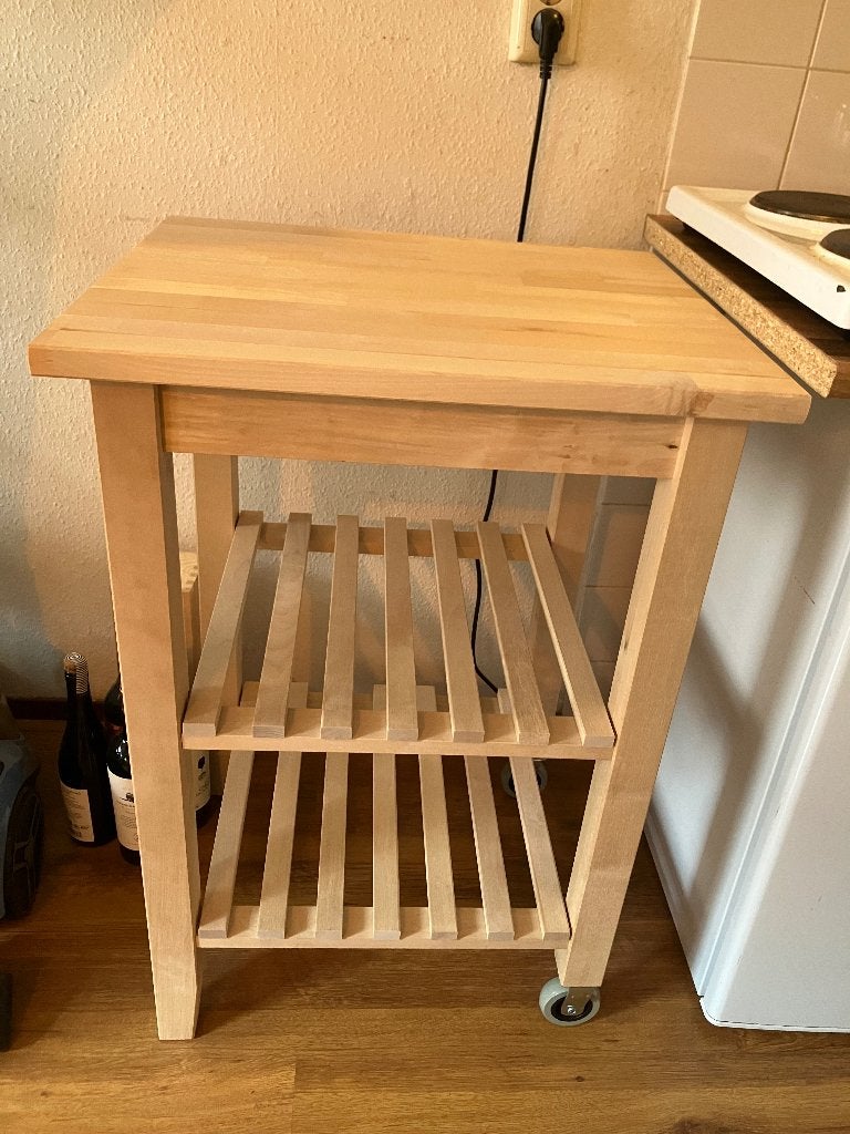 roltafel keuken ikea, Huis en Inrichting, Ophalen, Zo goed als nieuw