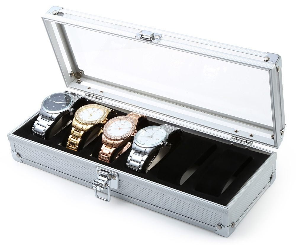 Horlogedoos Voor 6 Horloges / Horloge Doos Opbergdoos Box, Minder dan 50 cm, 50 tot 100 cm, Verzenden, Nieuw