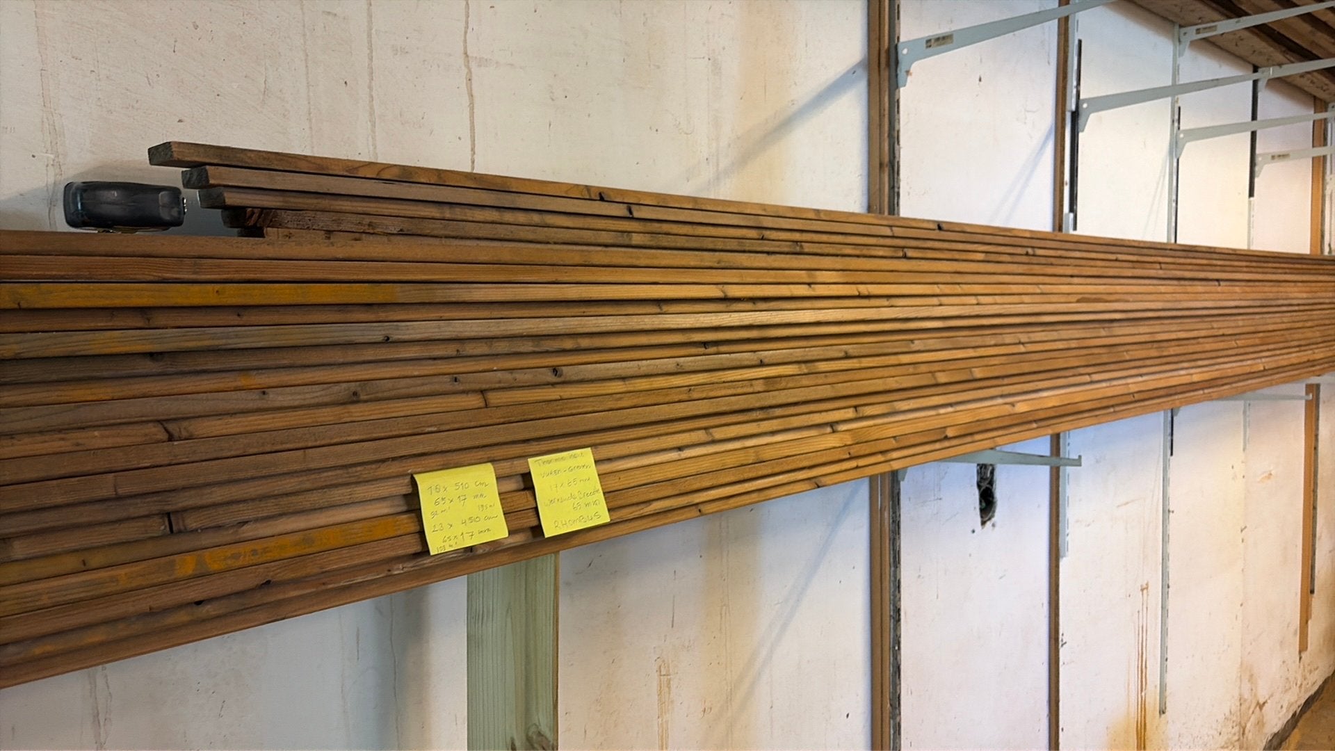 Thermo hout Rhombus, Ophalen, Minder dan 25 mm, Zo goed als nieuw, Plank