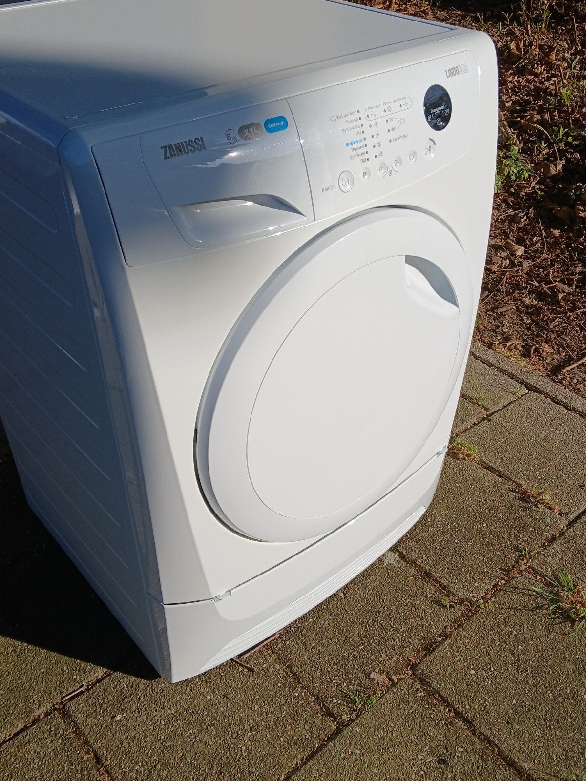 condensdroger Zanussi lindo300 8kg energie-B nette staat!, Ophalen, Minder dan 85 cm, Anti-kreukfase, 8 tot 10 kg