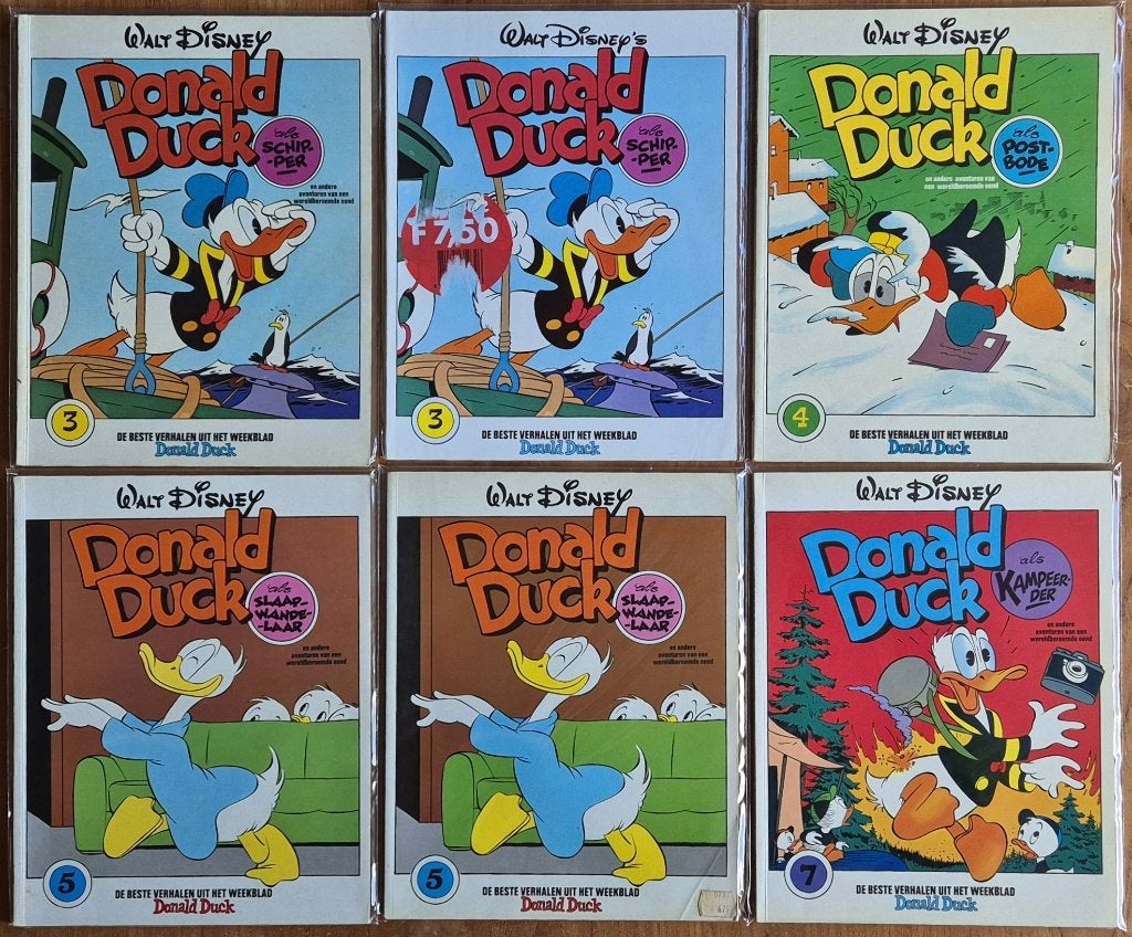 Zolderopruiming Donald Duck albums (> 100 stuks), Meerdere stripboeken, Ophalen of Verzenden, Zo goed als nieuw, Donald Duck