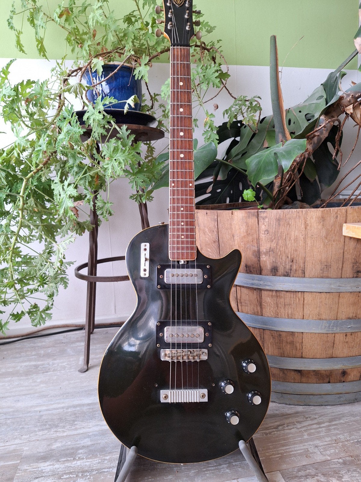 Eko Kiwi Les Paul - Vintage Elektrische Gitaar, Muziek en Instrumenten, Snaarinstrumenten | Gitaren | Elektrisch, Ophalen, Gebruikt