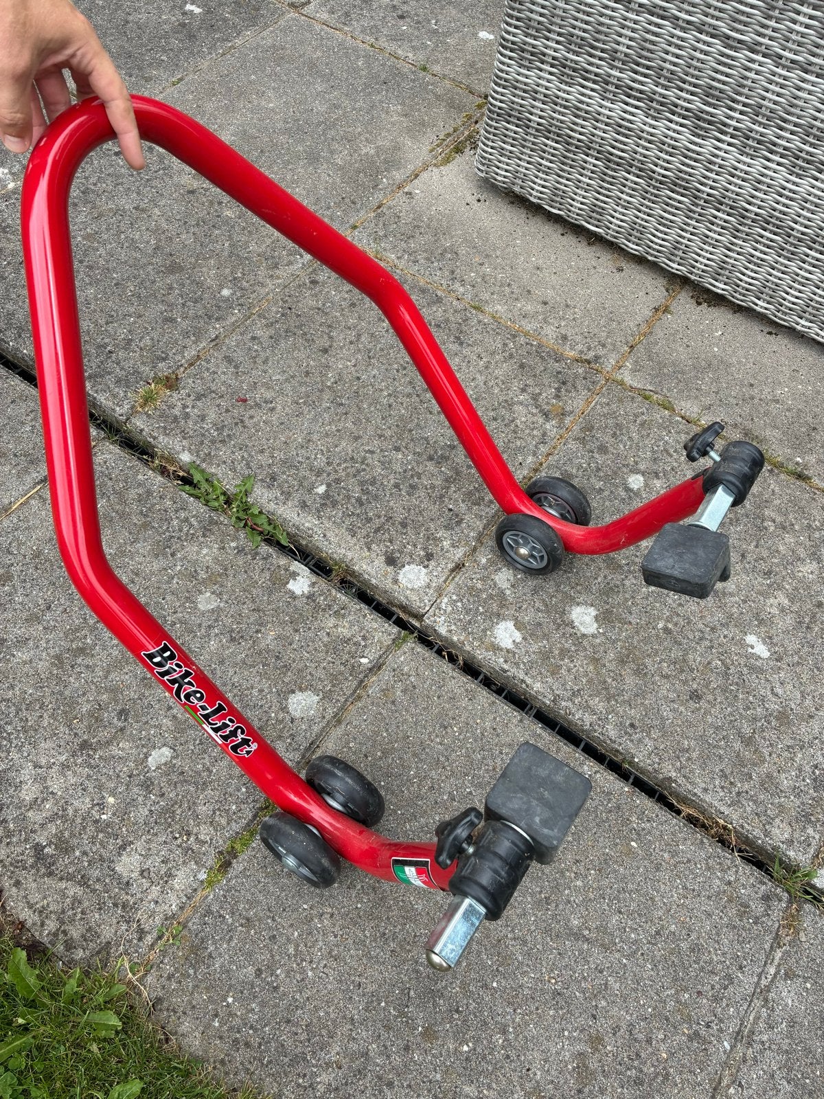Bike-Lift Motorfiets paddockstand achter, Ophalen, Zo goed als nieuw