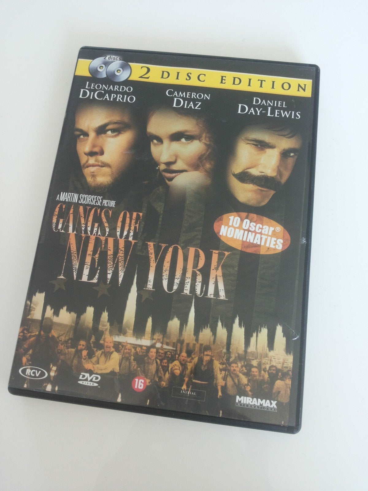 2 Disc Edition Gangs of New York, Vanaf 18 jaar, Maffia en Misdaad, Inclusief doosje, Ophalen of Verzenden