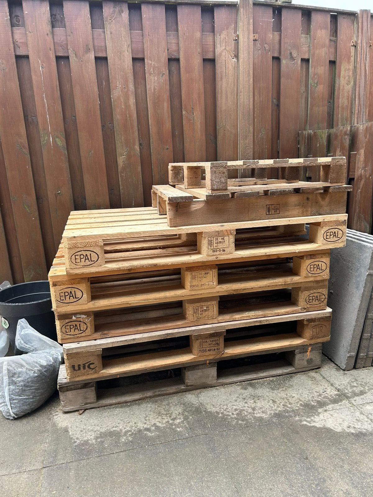 Pallets, Ophalen, Zo goed als nieuw, Pallet, Minder dan 200 cm