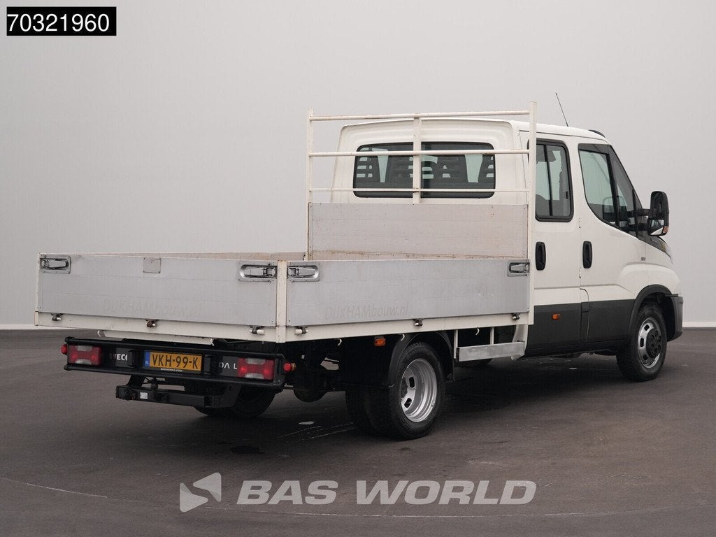 Iveco Daily 35C14 Dubbel Cabine Open Laadbak Dubbellucht 3,5, Auto's, Bestelauto's, Stof, Gebruikt, Euro 6, Iveco