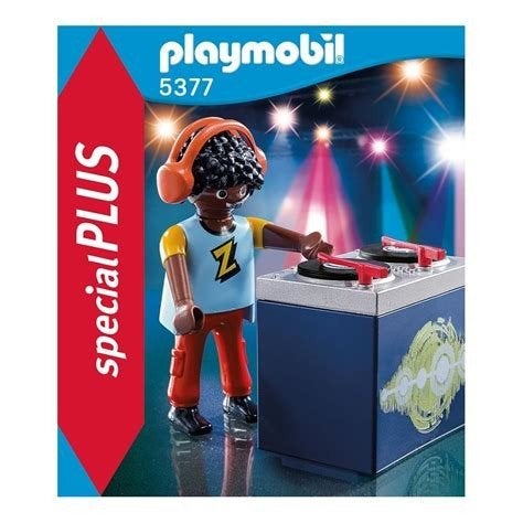 Playmobil Special Plus DJ met draaitafel - Set 5377, Kinderen en Baby's, Gebruikt, Complete set, Special plus, Ophalen of Verzenden