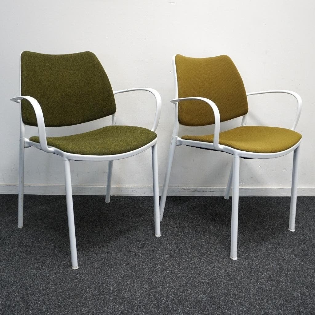 Stua Gas design Stoelen | Vergaderstoelen | Wit Aluminium, Gebruikt, Overige kleuren, -, Ophalen of Verzenden
