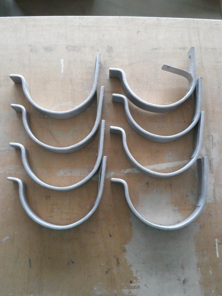8x gootbeugel voor mastgoot, 12,5cm / nr 5., Ophalen of Verzenden, Steen of Klei, Minder dan 5 m², Dakpannen
