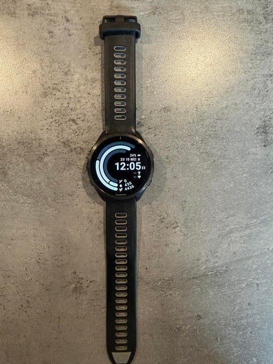 Garmin Forerunner 965, Sieraden, Tassen en Uiterlijk, Sporthorloges, Ophalen, Afstand, Zwart, Zo goed als nieuw