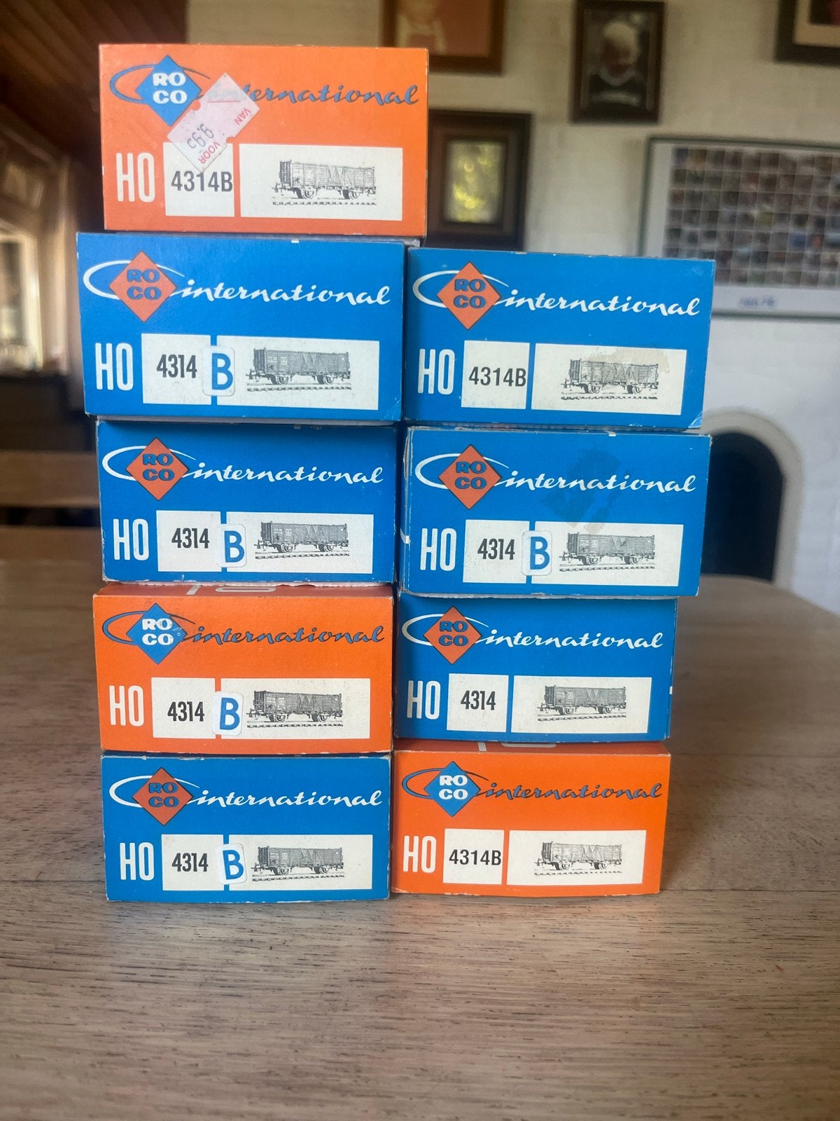 Roco HO 4314B Wagons 9 stuks (ook per stuk te koop), Hobby en Vrije tijd, Gelijkstroom, Wagon, Ophalen of Verzenden, Zo goed als nieuw