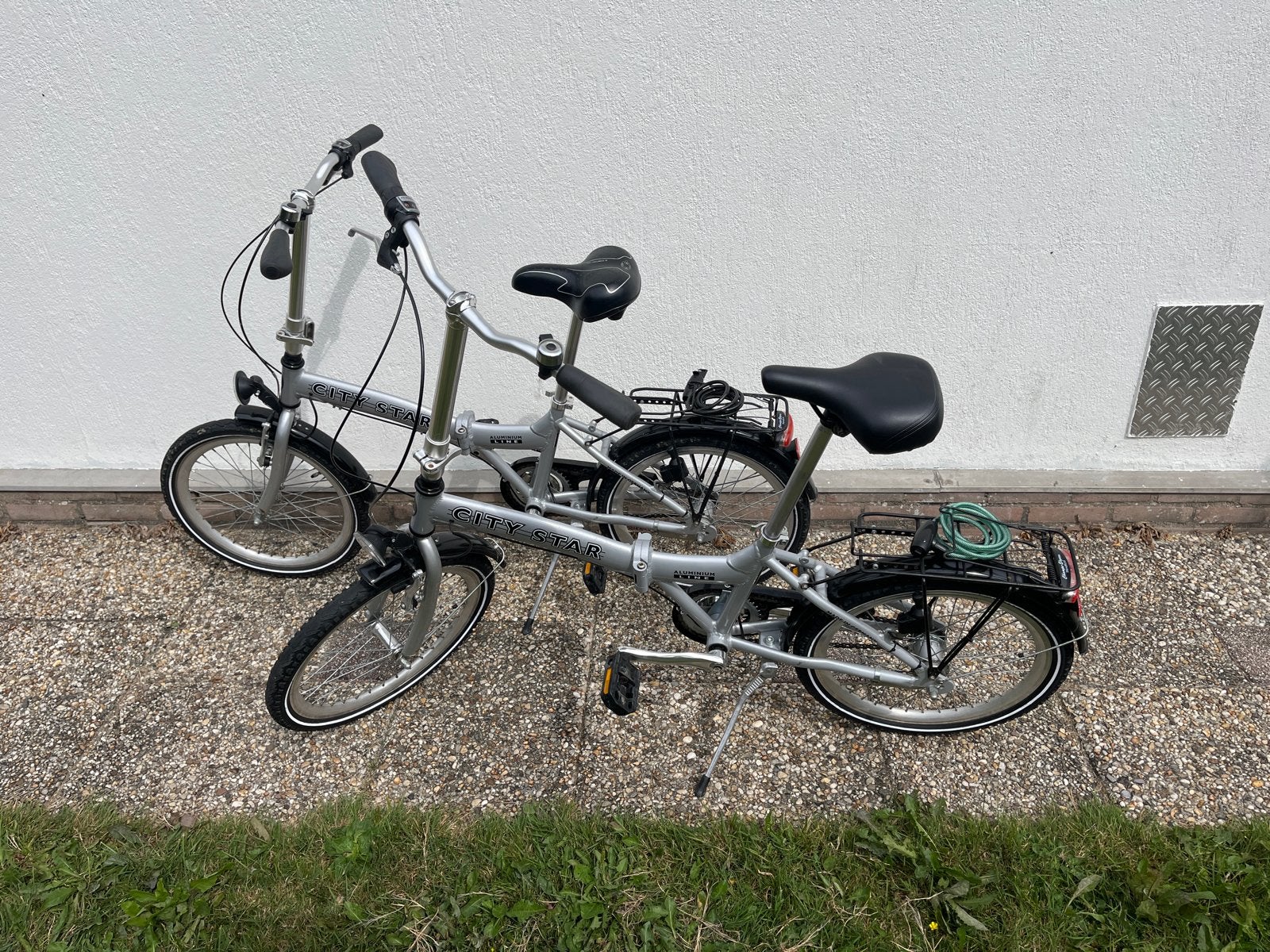 Aluminium Vouwfiets City Star - Compact en Lichtgewicht, 20 inch of meer, Gebruikt, Versnellingen, Totaal opvouwbaar