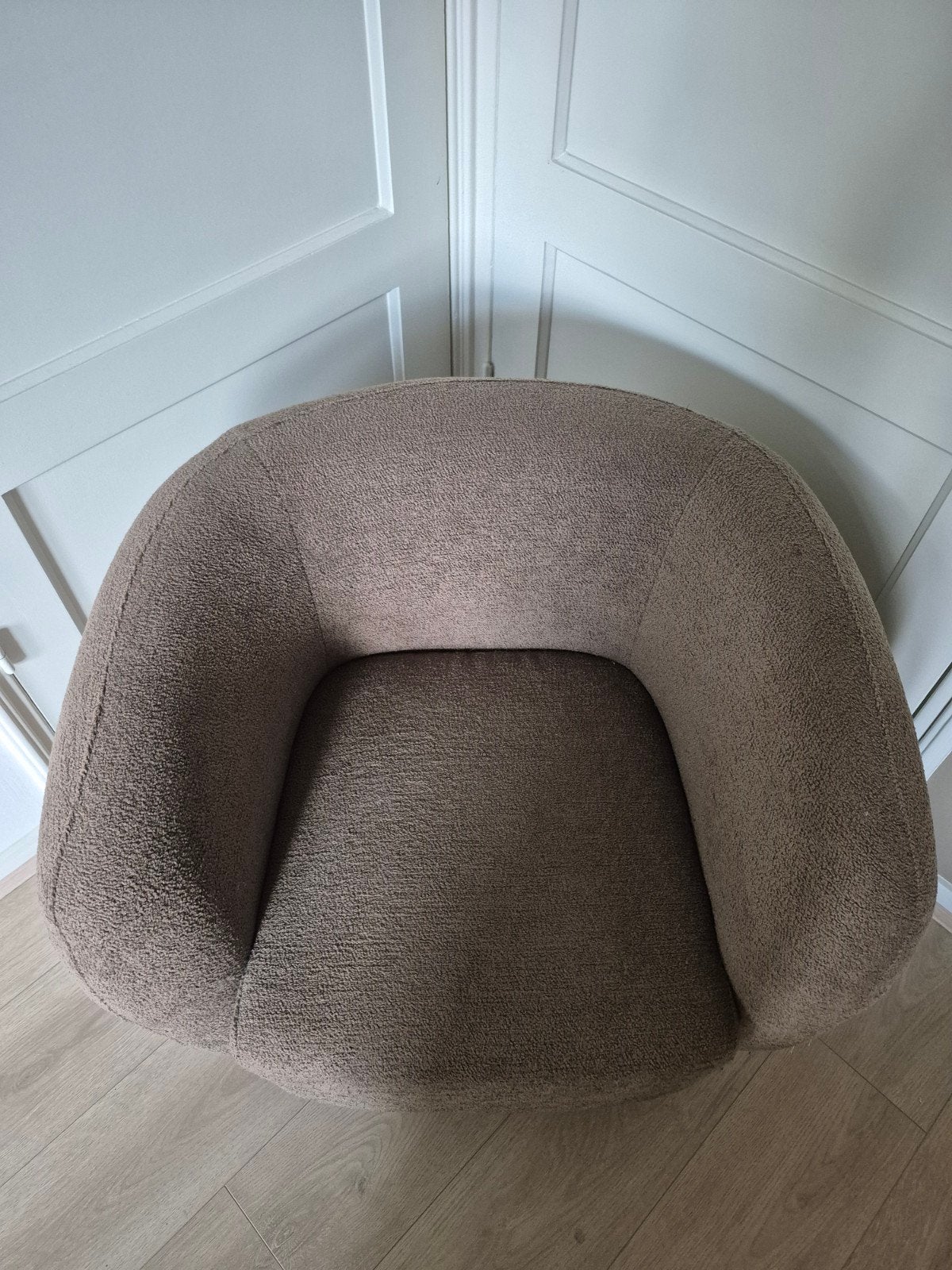 Fauteuil Bruin van de Leenbakker, Huis en Inrichting, Fauteuils, Ophalen, Zo goed als nieuw, 75 tot 100 cm, 50 tot 75 cm