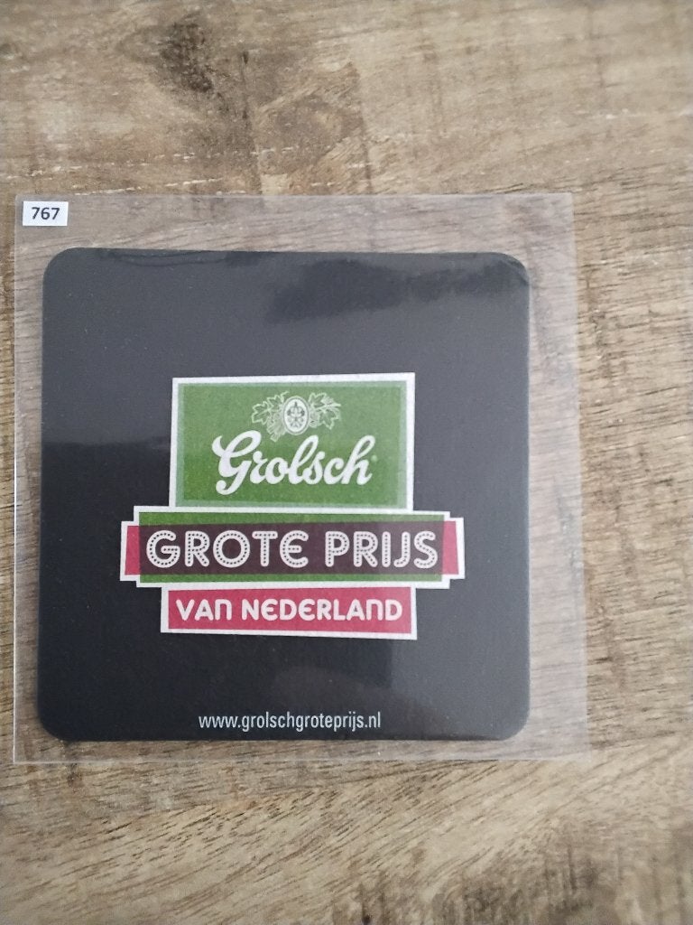 Grolsch bier viltje grote prijs van Nederland 2005., Verzamelen, Ophalen of Verzenden, Nieuw, Viltje(s), Grolsch