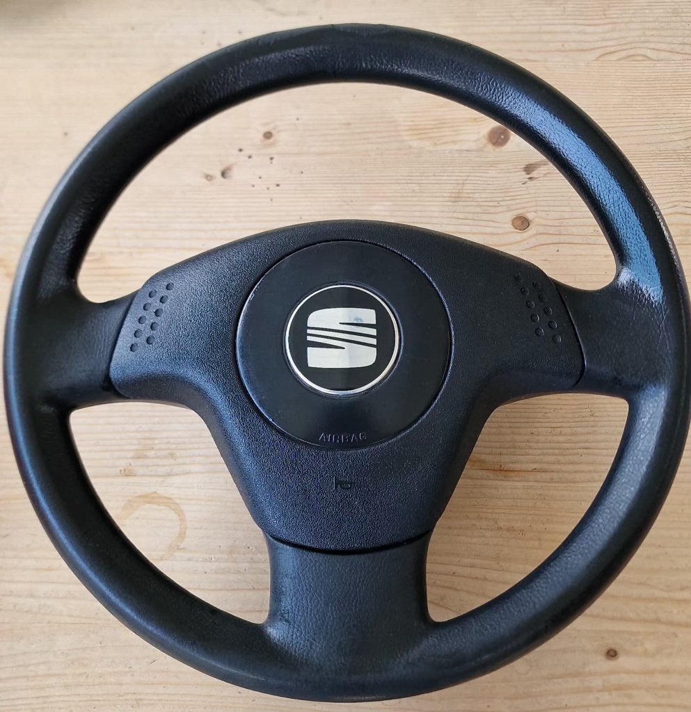 Seat Ibiza Stuur inclusief Airbag (2005) – Complete set !, Auto-onderdelen, Besturing, Ophalen of Verzenden, Gebruikt, Seat