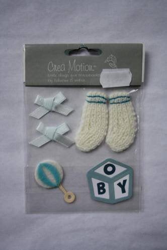 Crea Motion Baby Boy Accessories SPJB002, Hobby en Vrije tijd, Ophalen of Verzenden, Nieuw, Versiering of Embellishment, Overige merken