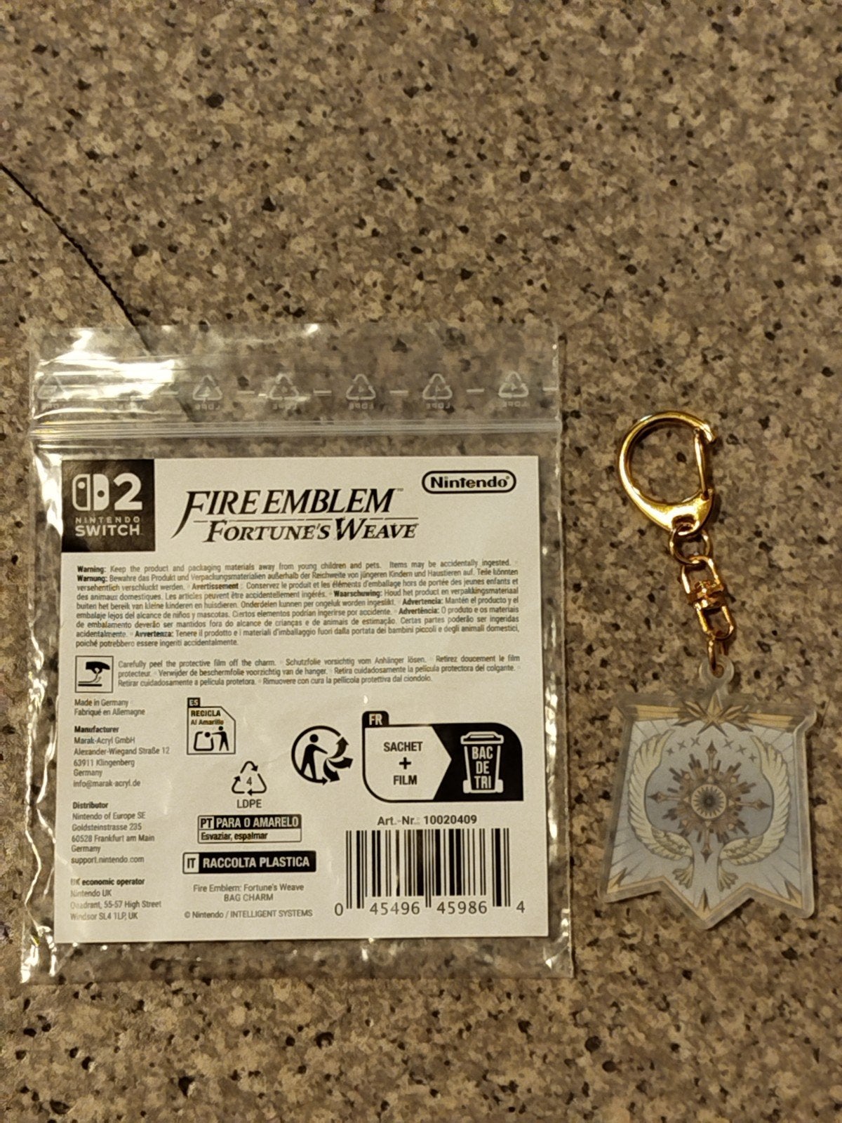 Fire Emblem Fortune's Weave Sleutelhanger Nintendo, Verzamelen, Ophalen of Verzenden