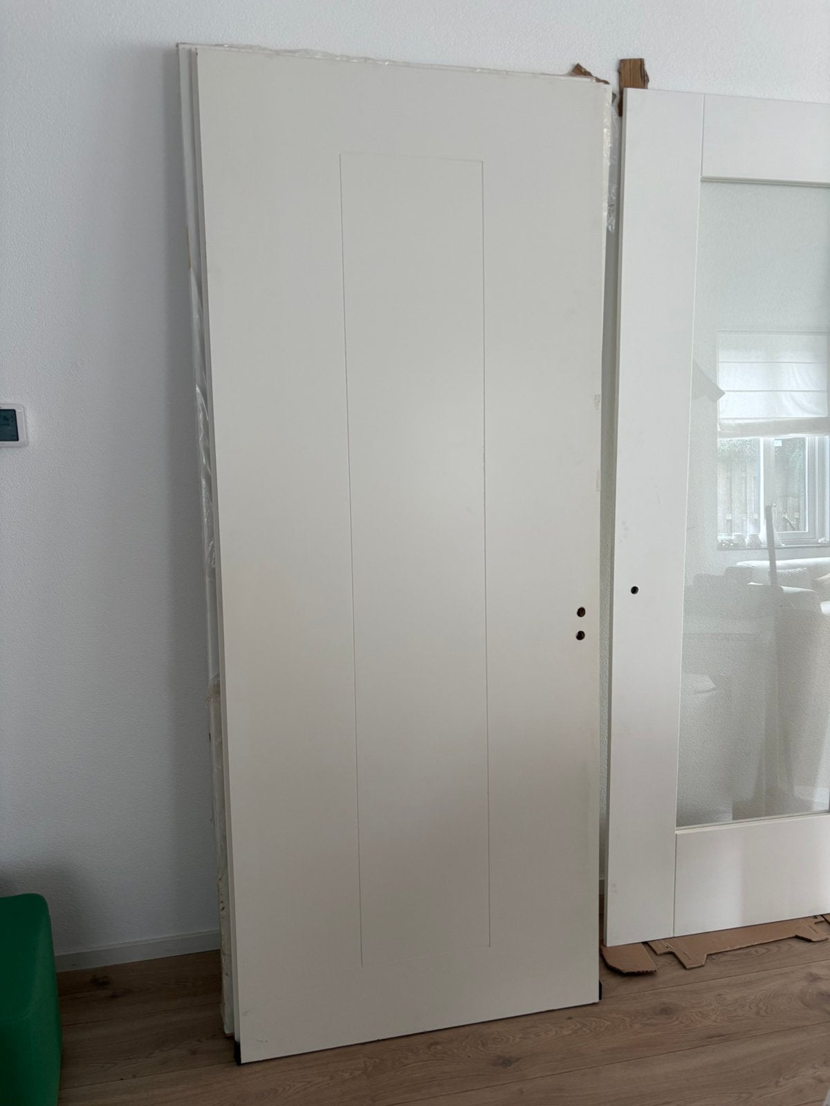 Nieuwe Massieve opdek binnendeur 231 bij 95, incl bezorgen, Doe-het-zelf en Verbouw, 80 tot 100 cm, 215 cm of meer, Binnendeur