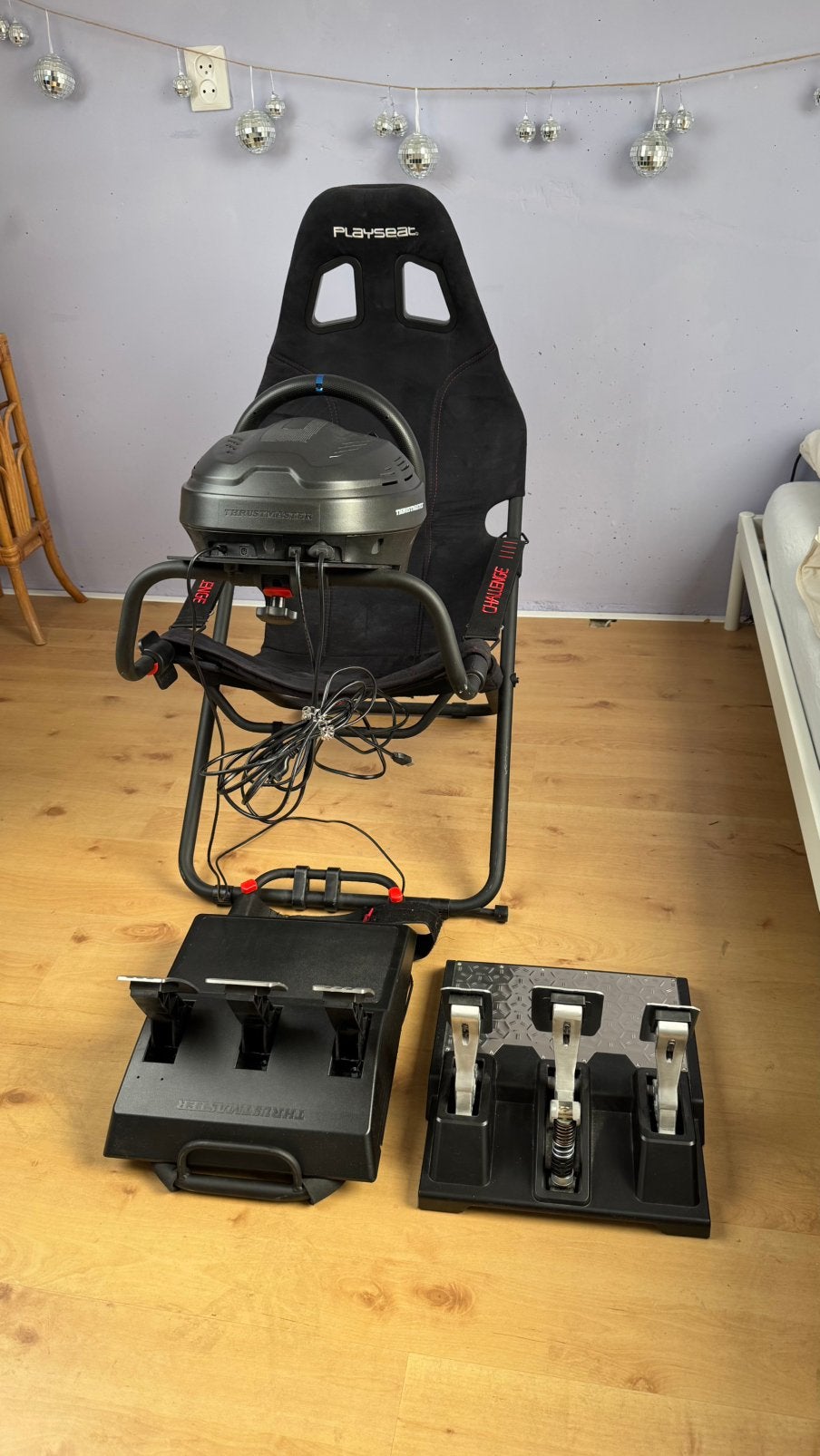 Playseat + Thrustmaster T300 RS GT + loadcell pedalen, Ophalen, Zo goed als nieuw