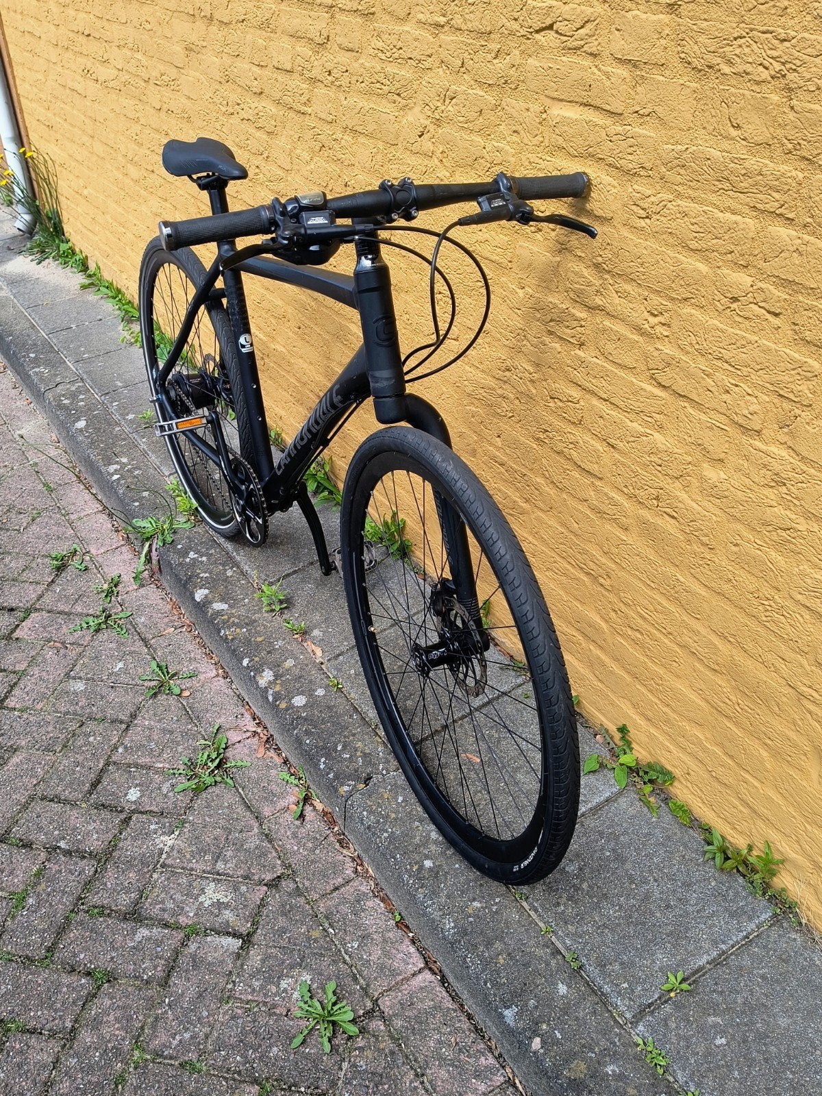 Hybride stads sportfiets Cannondale bad boy Lefty maat L, Fietsen en Brommers, Gebruikt, Schijfrem, 53 tot 57 cm, Ophalen