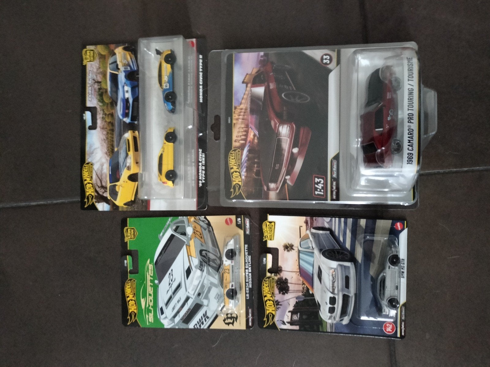 Hot Wheels Premium Collectie: Honda, Camaro, BMW, Nissan, Overige merken, 1:50 of kleiner, Auto, Nieuw