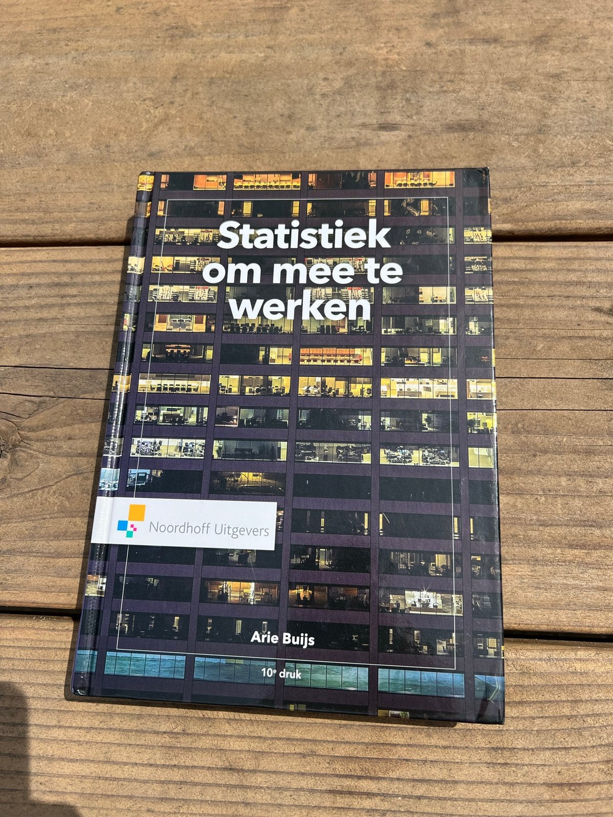 Statistiek om mee te werken - Arie Buijs (10e druk), Ophalen of Verzenden, Beta, Zo goed als nieuw, HBO
