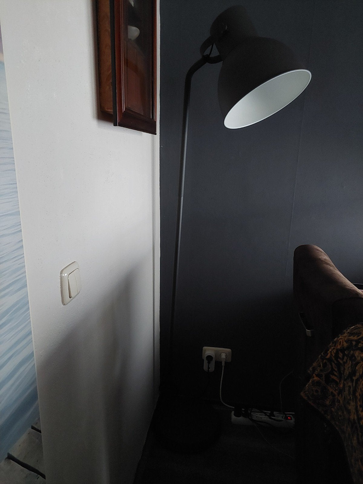 Mooie industriële vloerlamp, Huis en Inrichting, Lampen | Vloerlampen, Ophalen, Zo goed als nieuw, 150 tot 200 cm