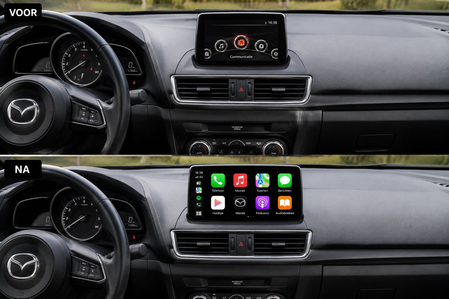 Mazda 3 CarPlay & Android Auto Inbouw, Auto diversen, Autoradio's, Nieuw, Ophalen